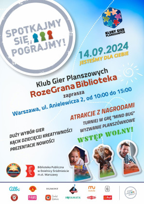 Plakat informujący o spotkaniu