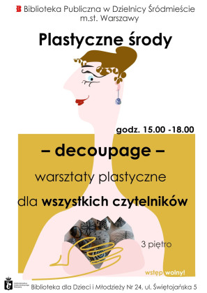 Plakat informujący o spotkaniu