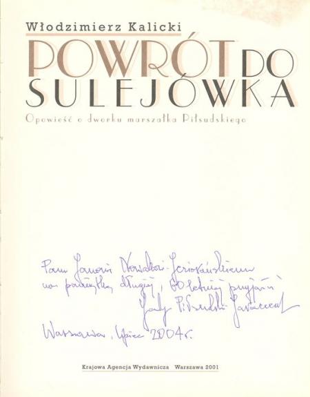 Dedykacje w książkach z Kolekcji Jana Nowaka-Jeziorańskiego