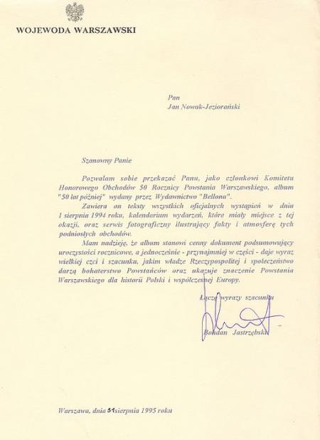 Dedykacje w książkach z Kolekcji Jana Nowaka-Jeziorańskiego